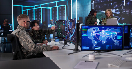 In The Military Data Center