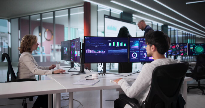 Senior Business Analysts Using KPI Dashboard - Powered by Adobe