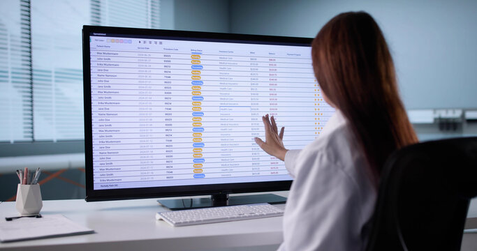 Medical Administrator Streamlining Hospital Billing