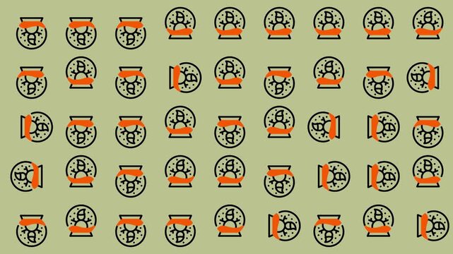 Dragon Ball Z Dragon Balls Pattern Animation Background.