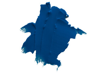 Blue clay texture on transparent background.
