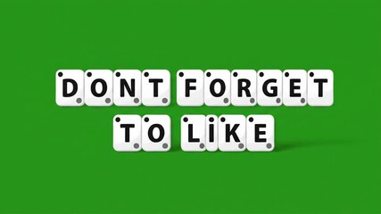 Letters Forming Like Reminder Message