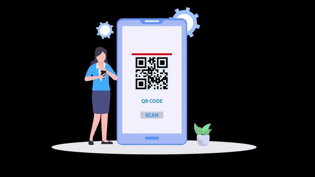 Secure Login & Authentication Process 2D Illustration Animation 