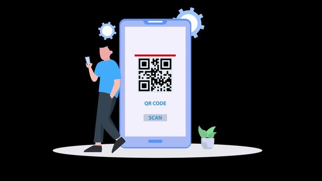 Secure Login & Authentication Process 2D Illustration Animation 