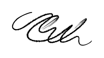 Fototapeta premium Freehand Marker Scribble Shape