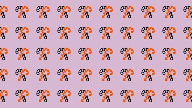Festive Candy Cane Pattern - A Sweet Holiday Background.