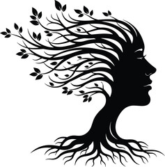 Abstract Concept of Growth, Beauty, and Connection with Earth.