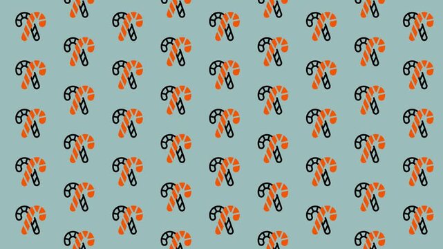 Festive Candy Cane Pattern for Holiday Backgrounds and Designs.