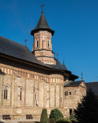 Obraz premium Main Church of Neamt Monastery, Ancient Spiritual Center of Moldavia, Romania