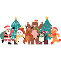 Cute Christmas Cartoon