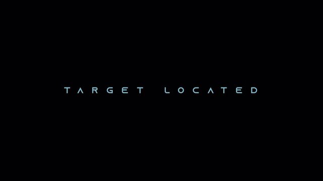 Target Located - A Minimalist and Suspenseful Visual Concept.