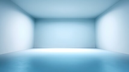 Clean empty room features blue floor and white walls spacious room with blue floor and white walls provides empty space
