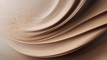 Close up of vast desert with abundant sand close up reveals desert s sandy terrain and textures