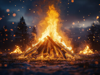 A Night of Glowing Bonfires, Sparks, and Festive Decorations for St. John&rsquo;s Day