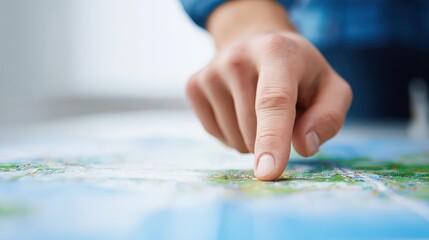 Person points at puzzle piece finding solution individual indicates missing puzzle piece solving challenge