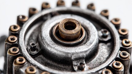 Obraz premium fly wheel of motorcycle