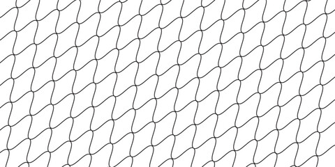 Mesh texture for fishing nets. Seamless pattern for sportswear or soccer goal, volleyball net, basketball hoop, hockey, athletics. Abstract net background for sports. eps 10