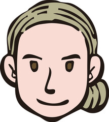 人物のアイコン　女性　男性　子ども
ワンポイント
