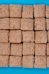 Fototapeta premium Crispy snack pillows for fast food.