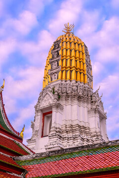 The prang of Phra Sri Rattana Mahathat temple is a Buddhist temple in Phitsanulok Province, Thailand.