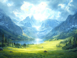 Vast Open Land Reflecting Dreams and Silent Hope