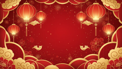 Abstract Chinese New Year background