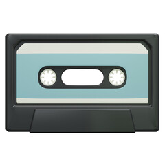 3D Cassette Tape Icon