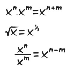 Math Formula Hand Drawn