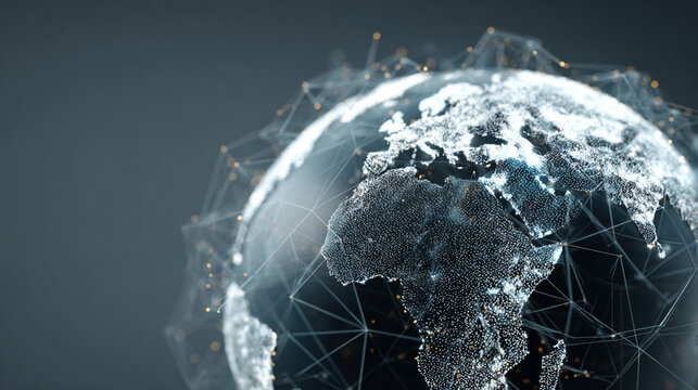 technology innovation and global connectivity concept