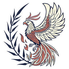 rooster isolated on white