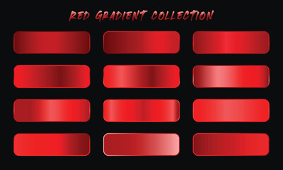 Red Gradients Swatches Set