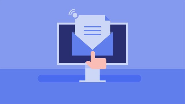 Customer open email send by brand through email marketing campaign to improve communication and online conversions.