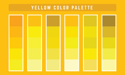 Yellow Vector Color Palette