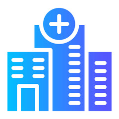 Fototapeta premium hospital icon