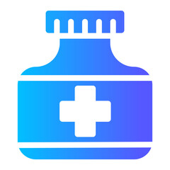 Obraz premium pill bottle icon