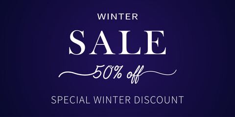 Winter Sale Savings 50 Off Deals Discounts for Seasonal Shopping Special Promotions Winter Fashion Holiday Offers