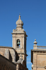 Obraz premium Bell tower of the Church of the Annunciation of Our Lady, Mdina, Malta 