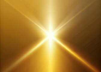 Bright golden starburst light effect with radial rays on a textured background