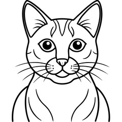 Obraz premium vector illustration of a cat