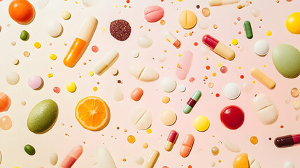 seamless pattern with easter eggs