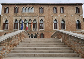 Cityscape between streets of Venice, Veneto, Italy