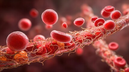 Cholesterol Buildup in Arteries With Red Blood Cells Highlights Heart Disease Risk