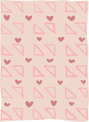 A cute and easy-to-create background (doodle style) in pastel colors. Perfect for creating birthday, Valentine's Day, and anniversary cards.