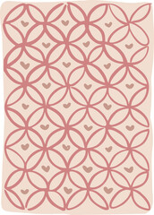 A cute and easy-to-create background (doodle style) in pastel colors. Perfect for creating birthday, Valentine's Day, and anniversary cards.