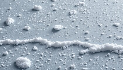 frosted silver grey 183: cold moonlit grey, powdered ice surface, soft icy ambient light, accented with pearlescent frost film, composition: wide header band with icy margin, use: spa brand visual