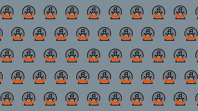 Pattern of Dragon Ball Z Symbols for Backgrounds and Designs.