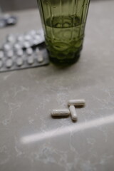 pills on the table