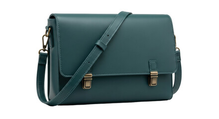 Isolated leather satchel purse a stylish accessory perfect for carrying essentials hands-free