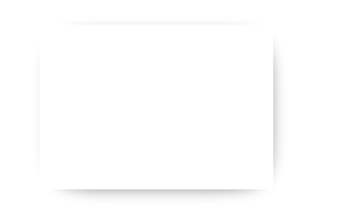 Rectangle Drop Shadow. Transparent Overlay Frame. 