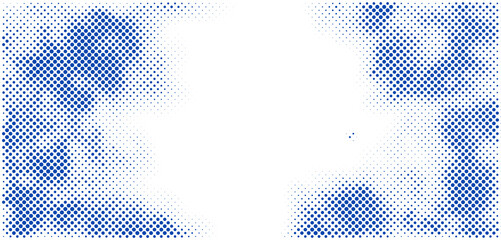 Vector Isolated Grunge Halftone Texture Pattern. Abstract design Background. Retro Duotone Overlay Backdrop Element. Halftone Cloud. Duotone dotted Smoke